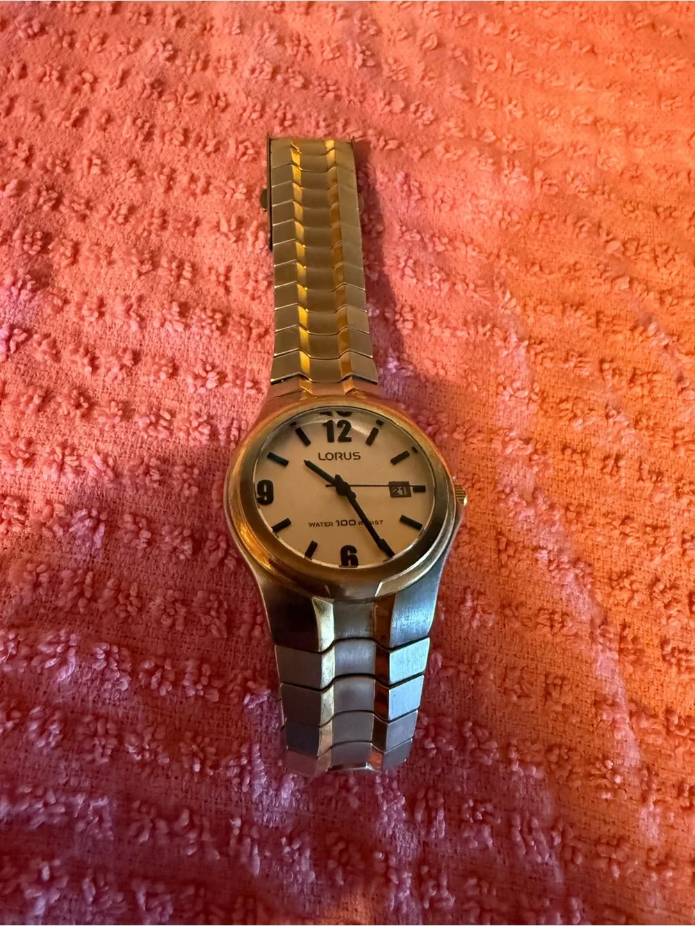 Lorus Two-Tone Gold & Silver Men's Wristwatch